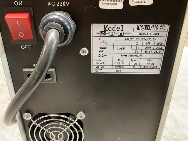 2025 kraft pro+ mig/mma/tig-270 lasmachine - afbeelding 9 van  18