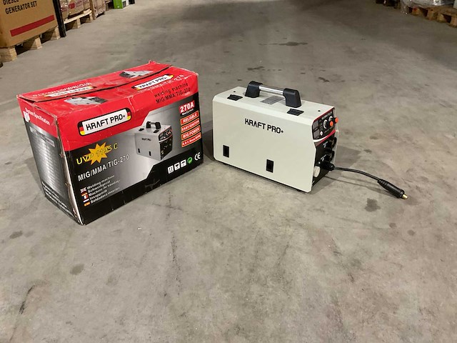 2025 kraft pro+ mig/mma/tig-270 lasmachine - afbeelding 1 van  18