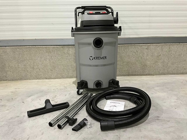 2025 kremer kr60l-3 grijs industriële stofzuiger nat/droog - afbeelding 5 van  12