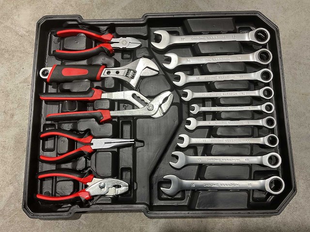 2025 kw tool 399pcs gereedschapskoffer - afbeelding 13 van  20