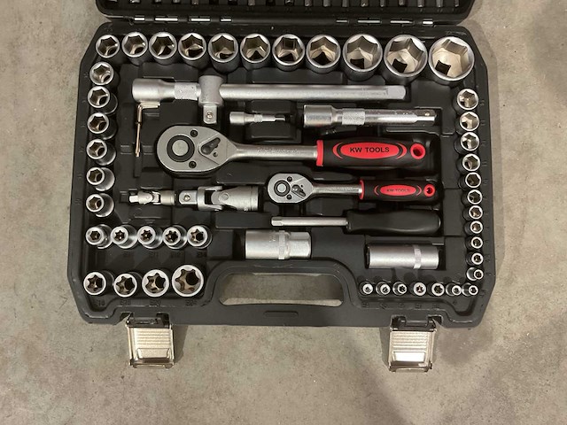 2025 kw tools 108pcs socket set doppenset - afbeelding 4 van  5
