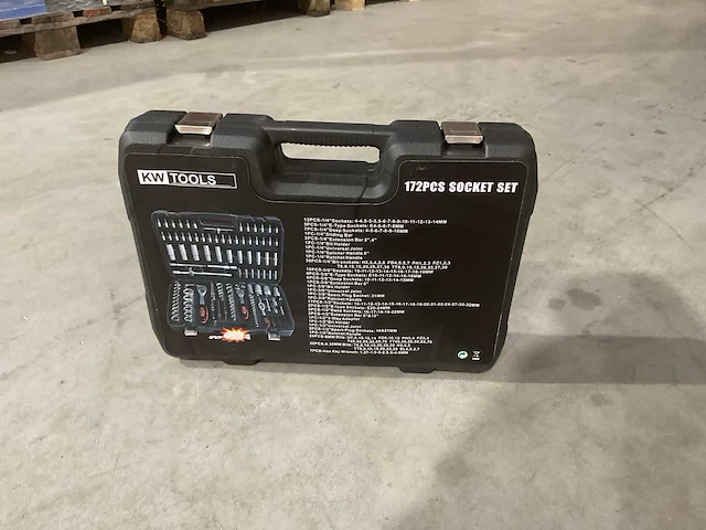 2025 kw tools 172pcs socket set doppenset - afbeelding 2 van  6