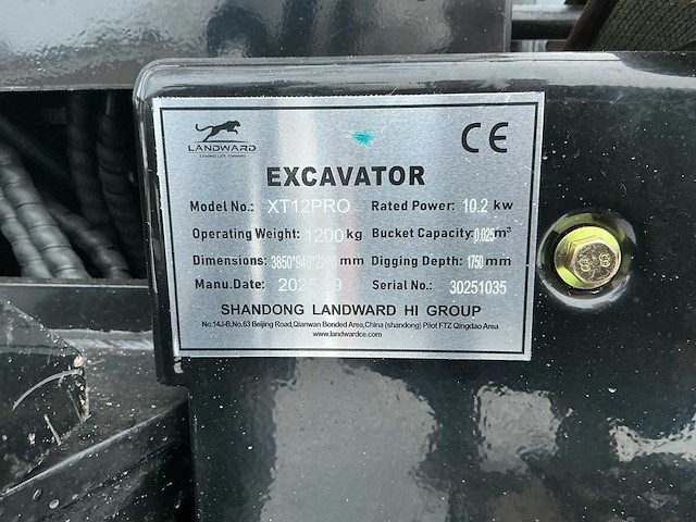 2025 landward xt12pro minigraafmachine - afbeelding 7 van  18