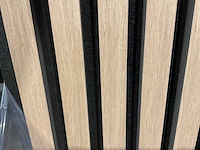 2025 lemotex lm-60270l white oak 16 dozen 2 panelen per doos akoestische wanddecoratie - afbeelding 6 van  6