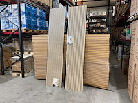 2025 lemotex lm-60270l white oak 32 dozen 2 panelen per doos akoestische wanddecoratie (64x) - afbeelding 1 van  7