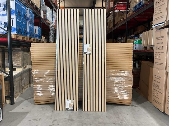 2025 lemotex lm-60270l white oak 32 dozen 2 panelen per doos akoestische wanddecoratie (64x) - afbeelding 3 van  7