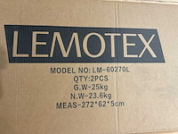 2025 lemotex lm-60270l white oak 4 dozen 2 panelen akoestische wanddecoratie (8x) - afbeelding 6 van  7