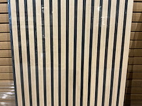 2025 lemotex lm-60270l white oak 8 dozen 2 panelen per doos akoestische wanddecoratie - afbeelding 4 van  7