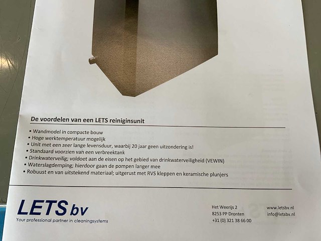 2025 lets 230ws hogedruk reinigingsunit - afbeelding 12 van  12