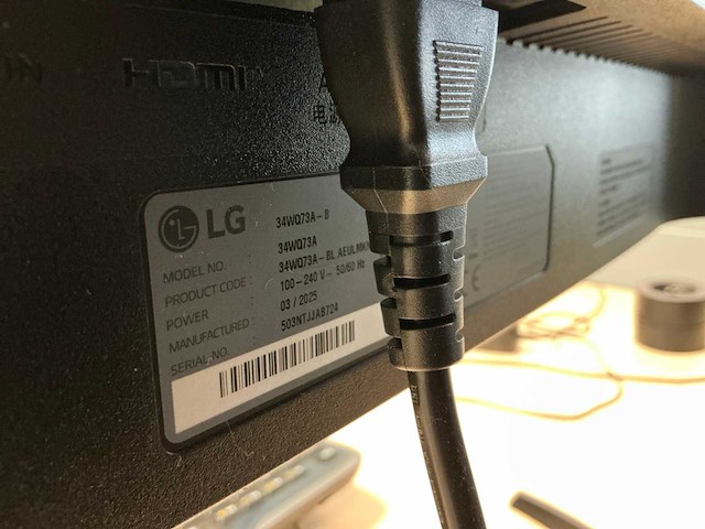 2025 lg 34wq73a curved monitor - afbeelding 6 van  6