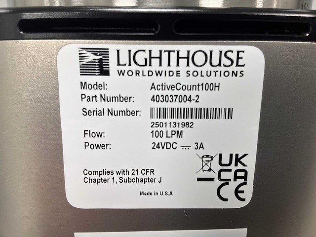 2025 lighthouse activecount 100h high-performance draagbare actieve luchtsampler - afbeelding 4 van  4