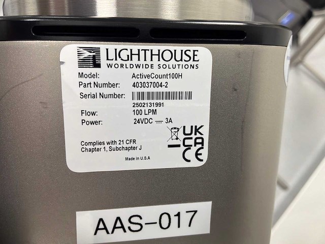 2025 lighthouse activecount 100h high-performance draagbare actieve luchtsampler - afbeelding 4 van  4