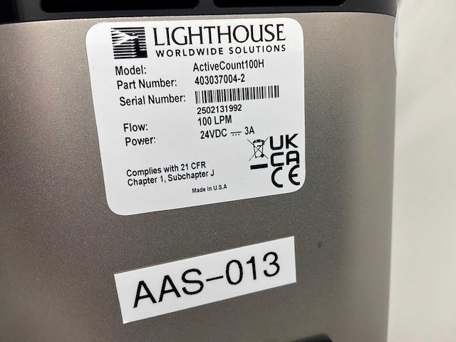 2025 lighthouse activecount 100h high-performance draagbare actieve luchtsampler - afbeelding 3 van  3