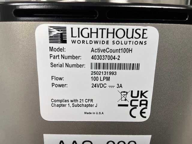 2025 lighthouse activecount 100h high-performance draagbare actieve luchtsampler - afbeelding 4 van  4