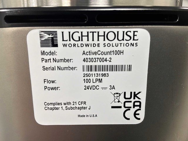 2025 lighthouse activecount 100h high-performance draagbare actieve luchtsampler - afbeelding 4 van  4