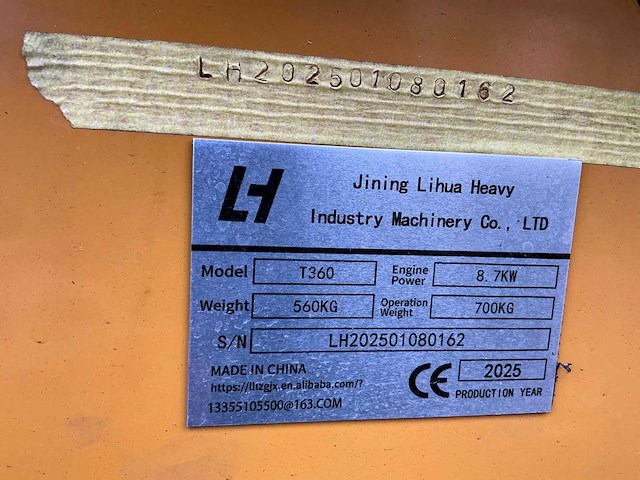 2025 lihue t360 schranklader ongebruikt - afbeelding 10 van  14