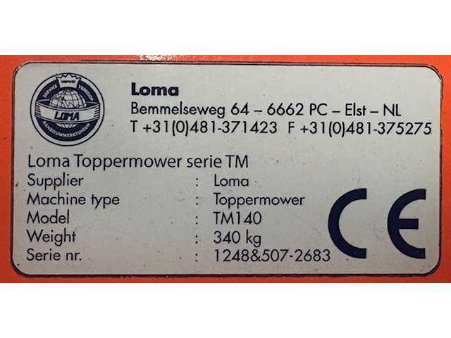 2025 loma tm140 ruw terrein maaier - afbeelding 10 van  16