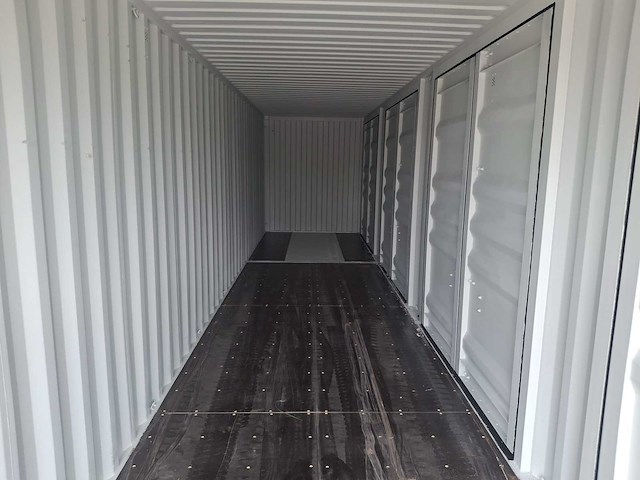 2025 lypu 40 ft high cube zwart zeecontainer met 4 zijdeuren - afbeelding 5 van  15
