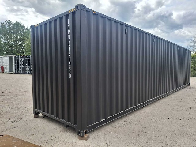 2025 lypu 40 ft high cube zwart zeecontainer met 4 zijdeuren - afbeelding 5 van  14