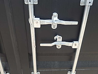 2025 lypu 40 ft high cube zwart zeecontainer met 4 zijdeuren - afbeelding 13 van  14