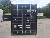 2025 lypu 40 ft high cube zwart zeecontainer met 4 zijdeuren - afbeelding 1 van  1