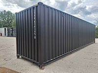 2025 lypu 40 ft high cube zwart zeecontainer met 4 zijdeuren - afbeelding 13 van  24
