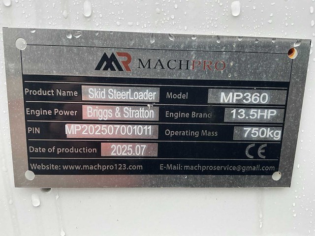 2025 machpro mp360 schranklader ongebruikt - afbeelding 6 van  8