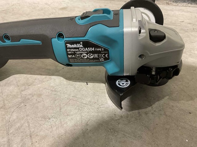 2025 makita dga504z gereedschapslijper - afbeelding 12 van  18