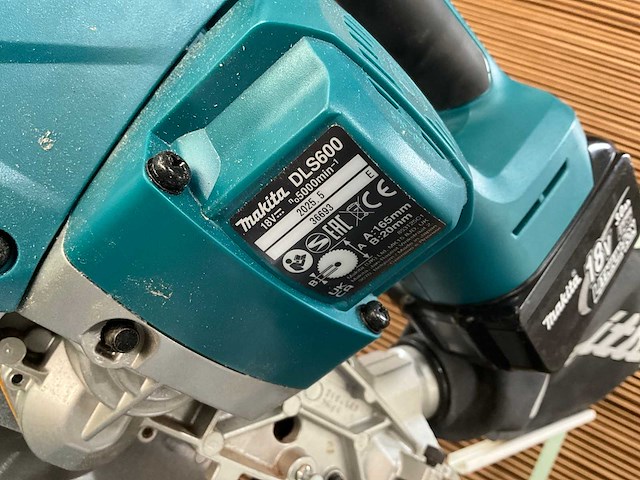2025 makita dls600 accu afkortzaag - afbeelding 5 van  5