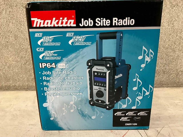2025 makita dmr110n makita bouwradio - afbeelding 3 van  11