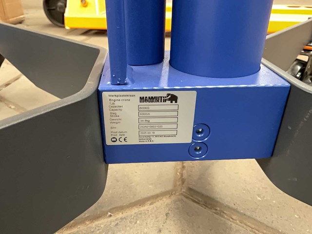 2025 mammuth tj6 versnellingsbak krik - afbeelding 5 van  5