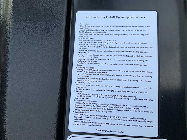 2025 manforce r2b25-li ruw terrein vorkheftruck - afbeelding 29 van  37