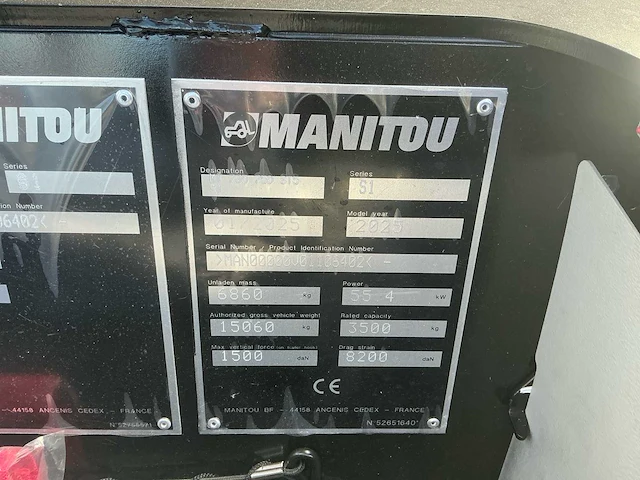 2025 manitou mt 735 75d st5 verreiker – 3.500 kg – 6,9 m – 17 uur – nieuw - afbeelding 40 van  46