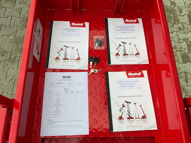 2025 mantall xe-60 mini hoogwerker - afbeelding 22 van  23