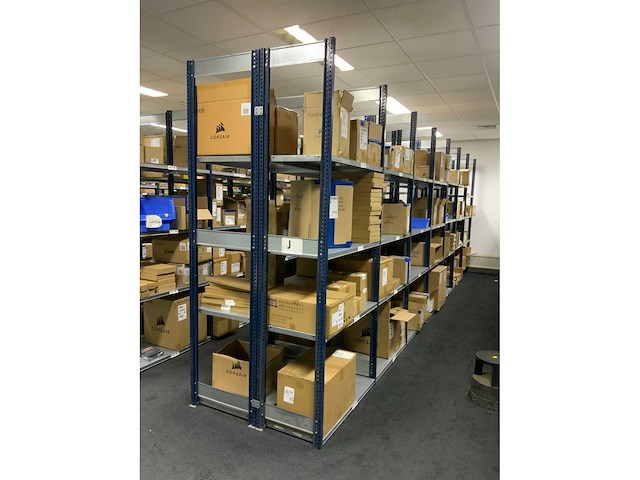 2025 mecalux - m3 - 21 secties legbordstelling - afbeelding 3 van  6