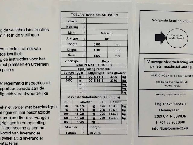 2025 mecalux 101 palletstelling - afbeelding 5 van  6