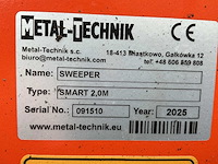 2025 metal-technik sweep 2.0m veegmachine - afbeelding 5 van  5