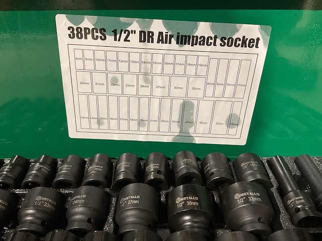 2025 metallo 38 st krachtdoppen doppensets - afbeelding 8 van  8