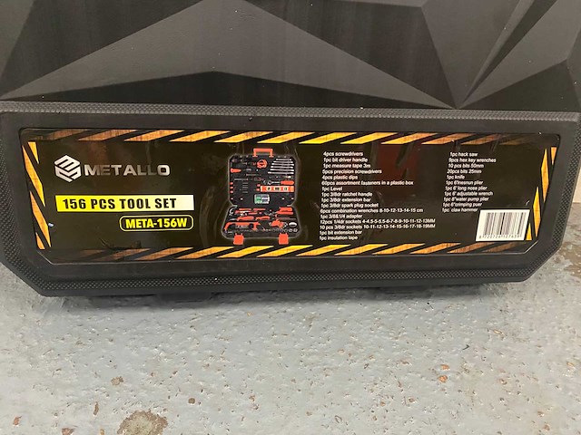 2025 metallo meta-156w gereedschapskoffer gevuld - afbeelding 6 van  6