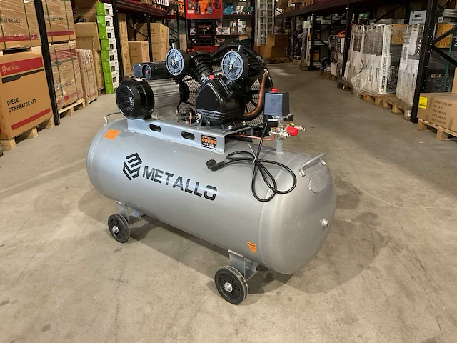 2025 metallo meta-ac200l luchtcompressor - afbeelding 8 van  15