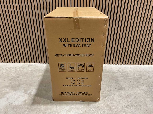 2025 metallo xxl edition meta-7hs6g-wood roof gereedschapswagen - afbeelding 19 van  67