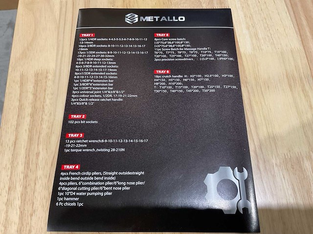 2025 metallo xxl edition meta-7hs6g-wood roof gereedschapswagen - afbeelding 6 van  67