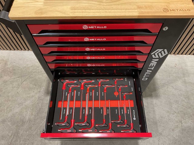2025 metallo xxl edition meta-7hs6g-wood roof gereedschapswagen - afbeelding 38 van  67