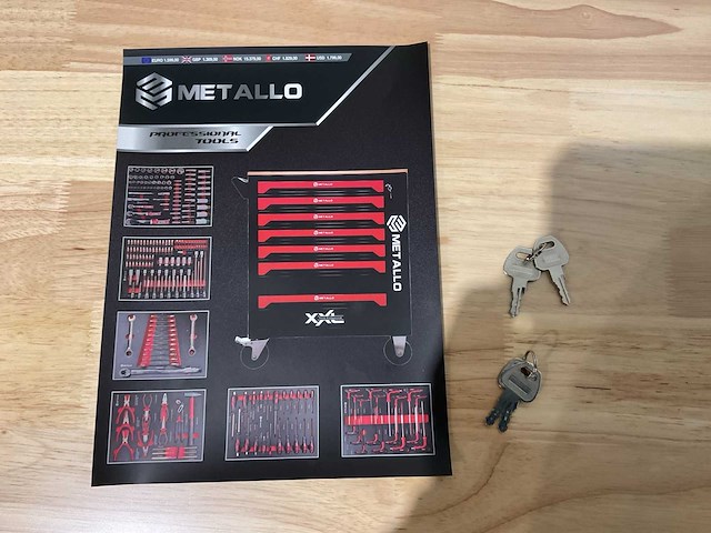2025 metallo xxl edition meta-7hs6g-wood roof gereedschapswagen - afbeelding 54 van  67