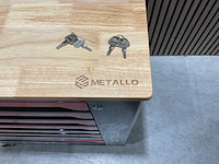 2025 metallo xxl edition meta-7hs6g-wood roof gereedschapswagen - afbeelding 20 van  67