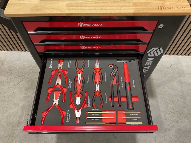 2025 metallo xxl edition meta-7hs6g-wood roof gereedschapswagen - afbeelding 36 van  67