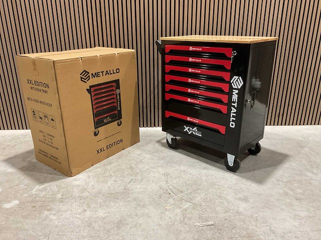 2025 metallo xxl edition meta-7hs6g-wood roof gereedschapswagen - afbeelding 17 van  67