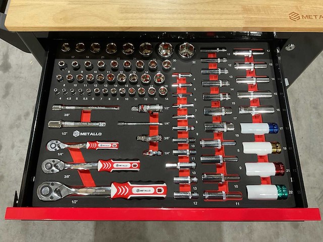 2025 metallo xxl edition meta-7hs6g-wood roof gereedschapswagen - afbeelding 65 van  67