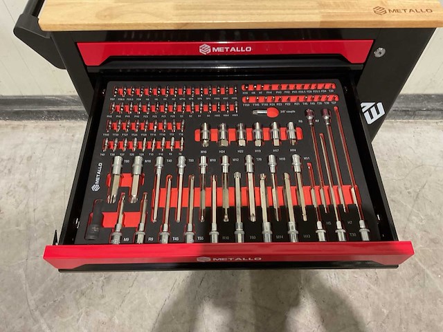 2025 metallo xxl edition meta-7hs6g-wood roof gereedschapswagen - afbeelding 48 van  67