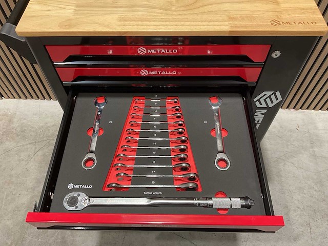 2025 metallo xxl edition meta-7hs6g-wood roof gereedschapswagen - afbeelding 35 van  67